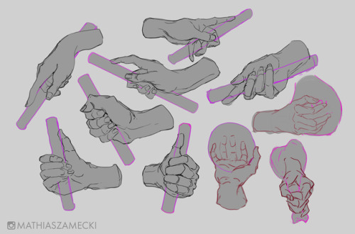 Hand Studiesbymathiaszamecki