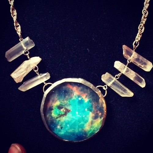 #asunder #handmadejewelry #cosmic #quartz #celestial #nebula