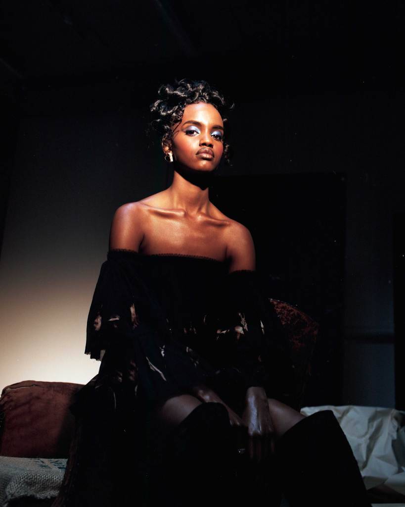 fagunt:   farhiya shire shot by GIOVANNI CORABI and styled by JONATHAN JOHNSON for