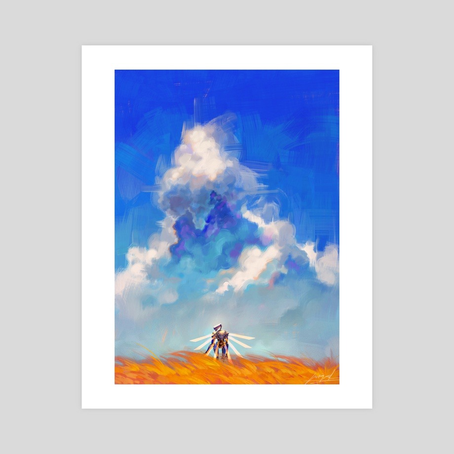 Surface, an art print by Mizpah