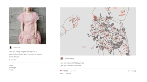 lauraholliis:THEME #29 - Boyishpastebin // static previewInfo425px, 450px, 475px, 500px, or 540px po