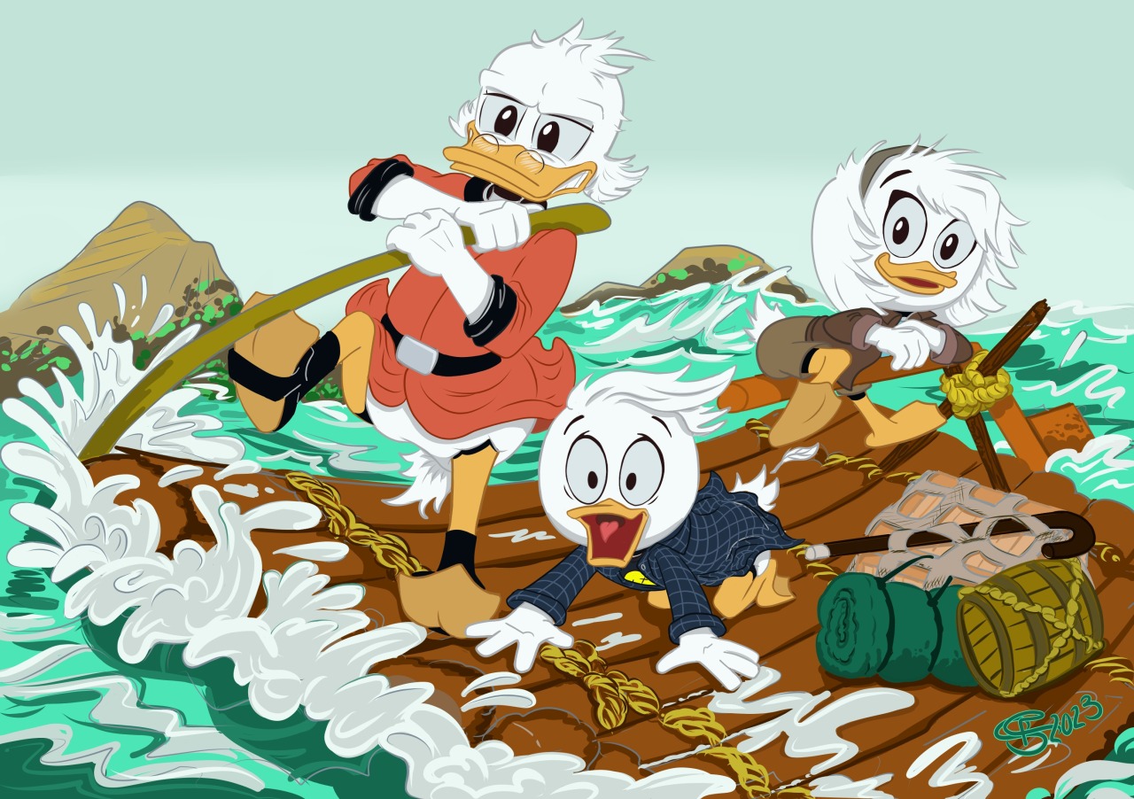 Scrooge McDuck Star Gazing by Secret-Tester on Tumblr on Make a GIF