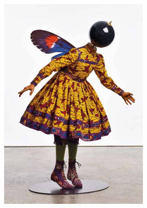 ochyming:YINKA SHONIBARE, MBEbutterfly kid (girl), 2015Photo : STEPHEN WHITE