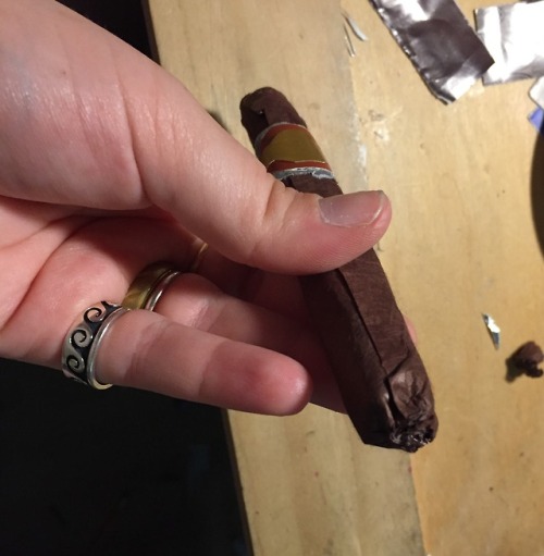 Prop cigar, Dear Brutus (2018) at Eclectic Full Contact Theater; Props design by Auden Granger [Imag