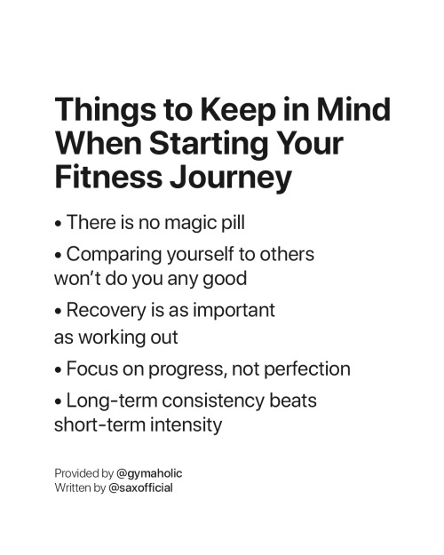Things to keep in mind when starting your fitness journeyThere is no magic pillComparing yourself to