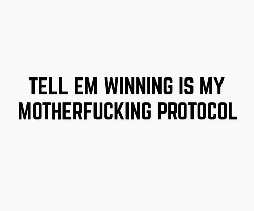 yeah, yeah. Whatever.