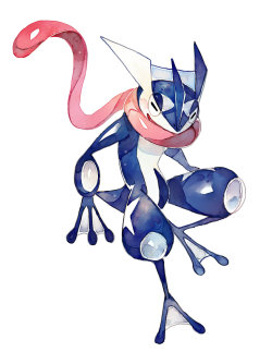 Greninja by bluekomadori 