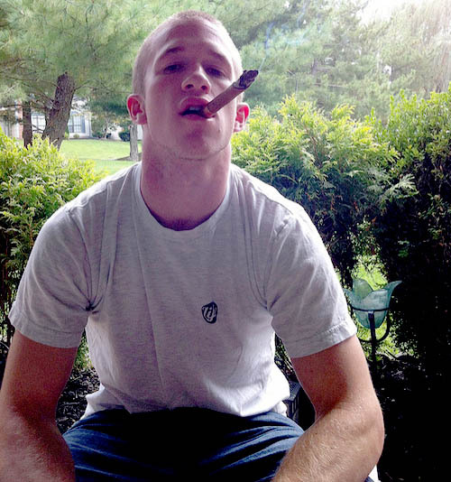 alphas-over-fags:  I need an ashtray, fag. Open up. 