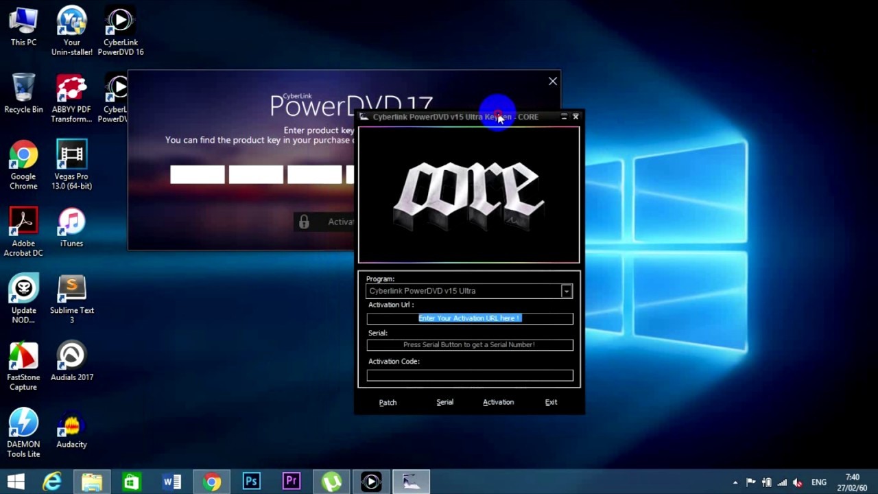 Activate Powerdvd 17
