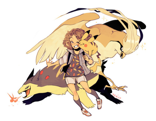 sticksandsharks:handful of trainer commissions from batch 1; still going through the list!