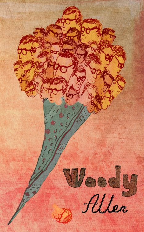 Woody Allen by Alex Usher.
A sketch.