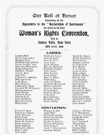 wokeculture:  The Problem With Seneca Falls by Sam Slockbower. Seneca Falls has long been lauded as 