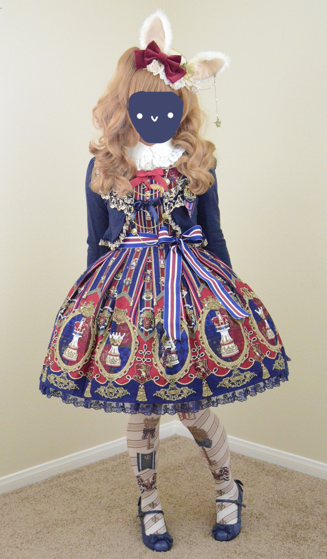 University Short Sleeve OP by Angelic Pretty