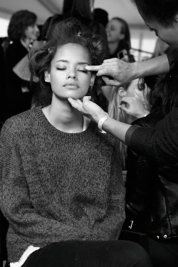 hauteinnocence:  Backstage Beauty: Malaika Firth, Topshop Unique SS 2014