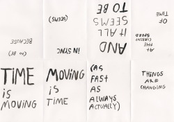 basquiatwowo:  Moving is Time (will be folded