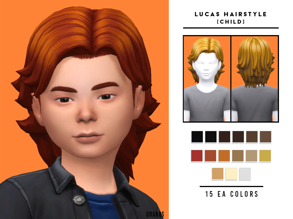 Oranos — Lucas Hairstyle [Child] Lucas Hair is a medium...