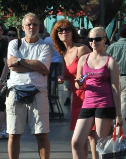 I see the cute blonde waiting for the bus and I get a shot of her. I didn&rsquo;t realize I should have been shooting the woman behind her.