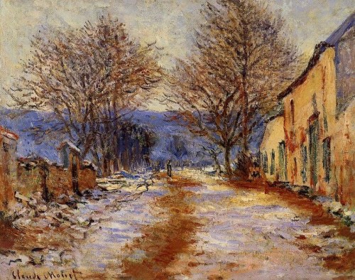 Snow Effect at Limetz - Claude Monet 1885-86Impressionism