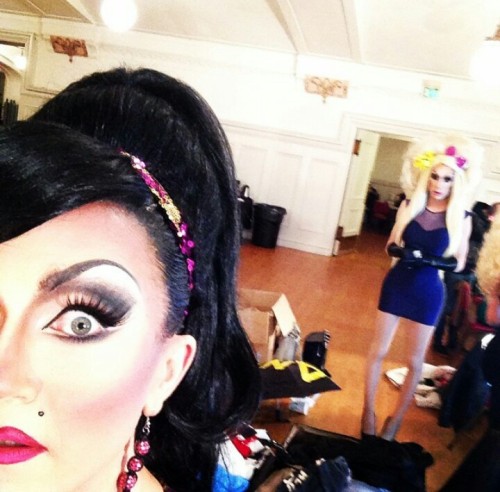 dragqueengalore:  Sometimes BenDeLaCreme Feels Like Somebody’s Watching Her  Alaska Alaska Alaska