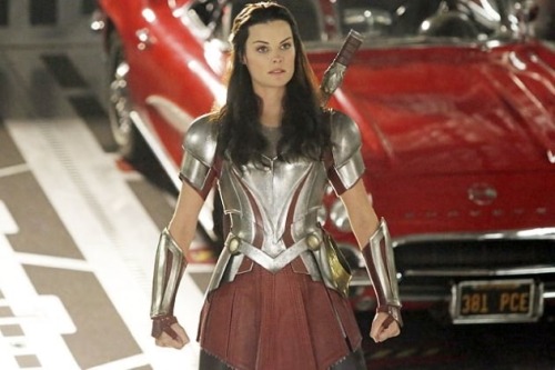 thesifsterhood:  Agents of SHIELD sneak peak image of Jaimie Alexander as Lady Sif.