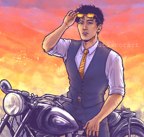 Serizawa on his way to exorcise some ghosts