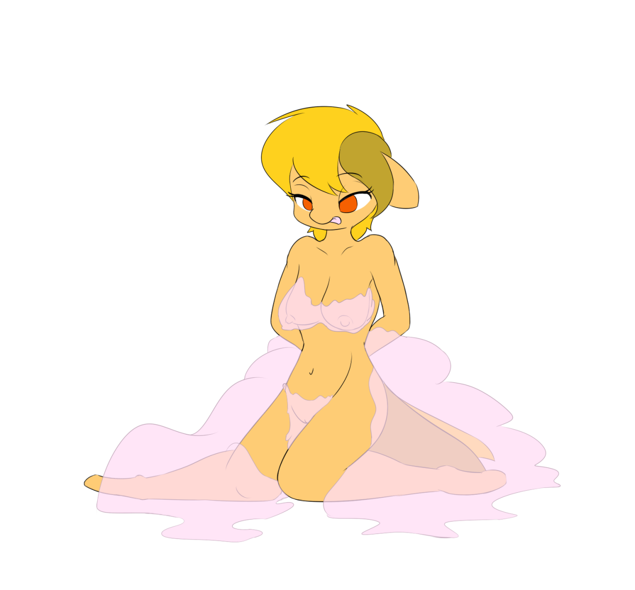 gamepony-verysecret:slime on stream XD  Mmnf o////o