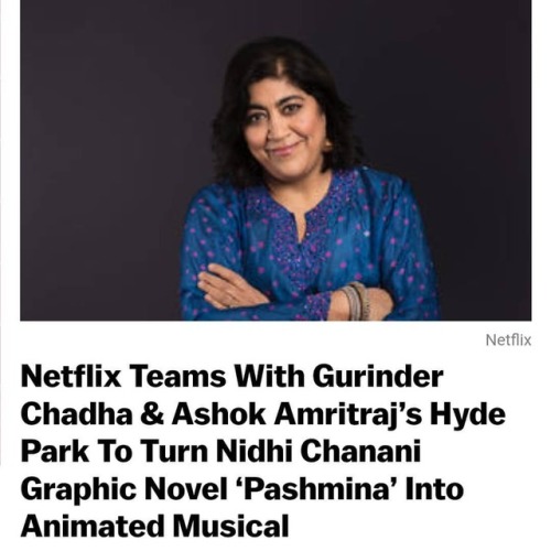 I’m overjoyed to share this announcement with you that my debut graphic novel PASHMINA will be