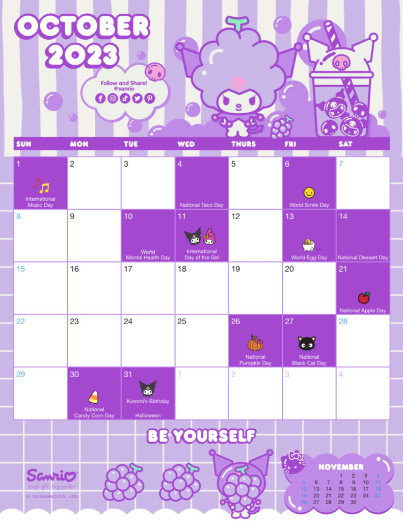 Sanrio Friend of the Month: Kuromi