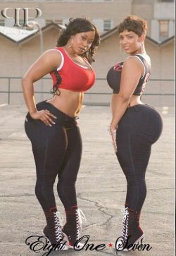 she2damnthick:Damn Look At Them 2 Big Bootys
