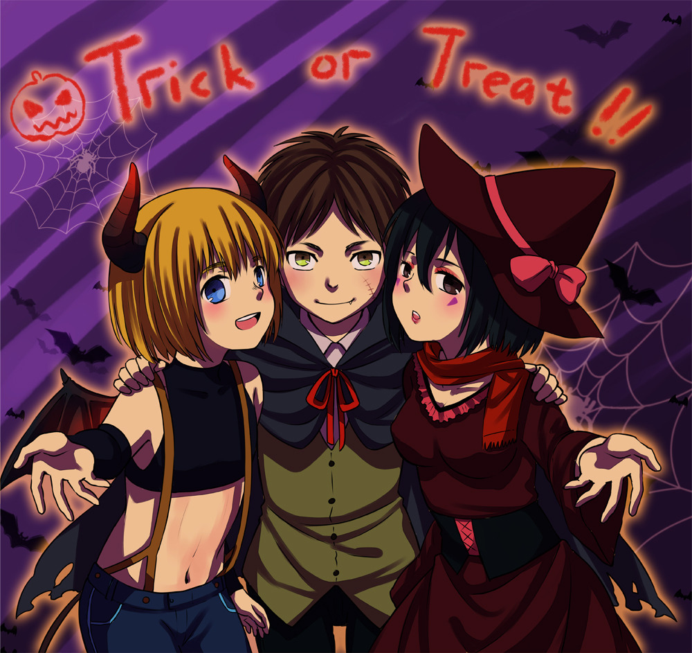 shingekinokyojins:  進撃のハロウィン落書き 