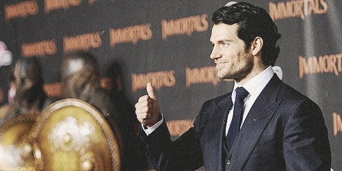 amancanfly:  Henry Cavill; Cropped  Henry Cavill at the Immortals premiere in L.A., November, 2011. Congratulations to my friends, the ladies of  Henry Cavill FanPage for reaching 25000 fans on Facebook. Check them out and like their page if you haven’t