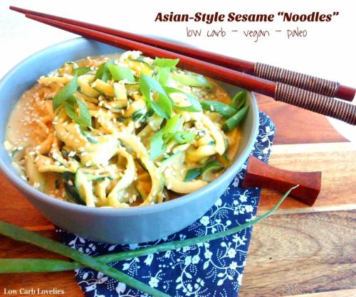 Asian-Style Sesame “Noodles”I’ve taken your usual Friday night take-out and t