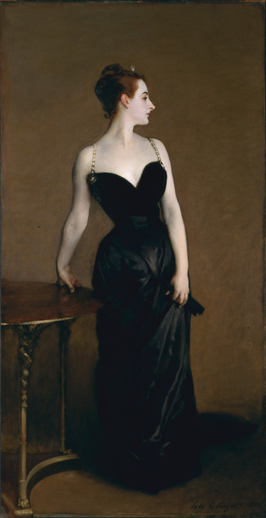 chambergambit: Portrait of Madame X, by John Singer Sargent. This is one of my favorite pieces of ar