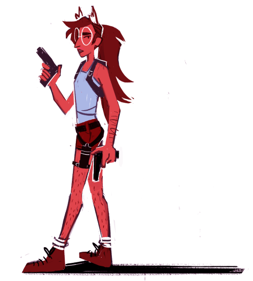 snilm:  tereziandthestriders: jade cosplaying as lara croft would be A+