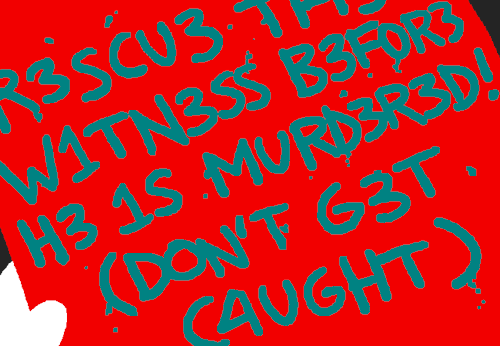 princessharumi:  The Password this time was “Framed”  The instructions said to rescue the Witness before he is murdered.  In this case it was just a Scalemate  But why could this be so significant? Who else in Homestuck was a witness to a murder who