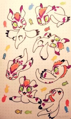 cinamoncune:  Gomamon! Another one of my