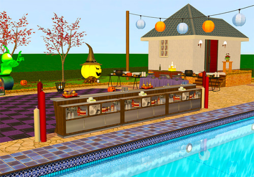 Sadly My Game Keeps Crashing, But Here Are Some Photos Of The Baxters Halloween Party Preparations. Sarah