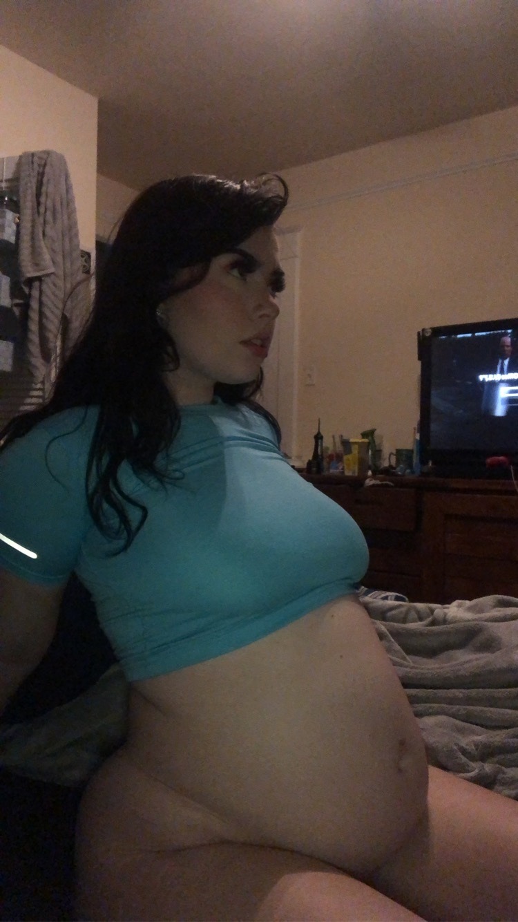 Belly inflation onlyfans