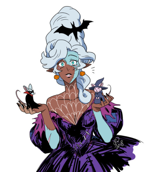 rijinks:Happy Halloween with Allura and friends ⭐