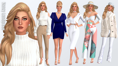 priscillaasims: Townie makeover part 18! Today will only be Nancy Landgraab from the Landgraab house