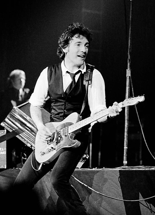 Bruce Springsteen, 1978, by James Shive via backstreets
