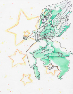 skuttz:  RoadieTones OC Sugar Star marker sketch~!