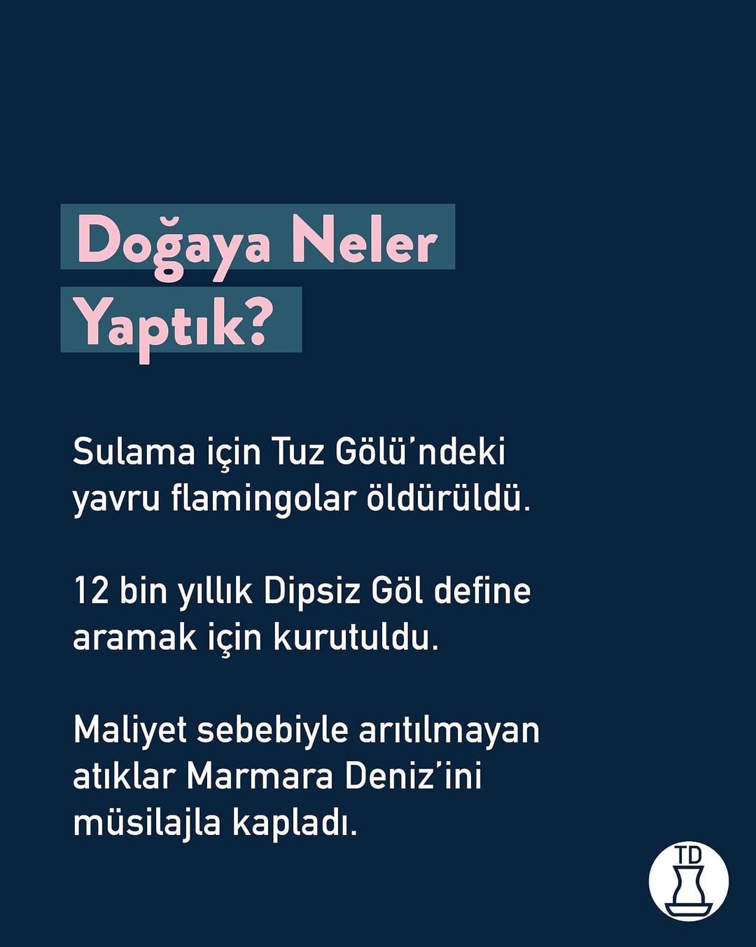 " Doğa katliamına dur...