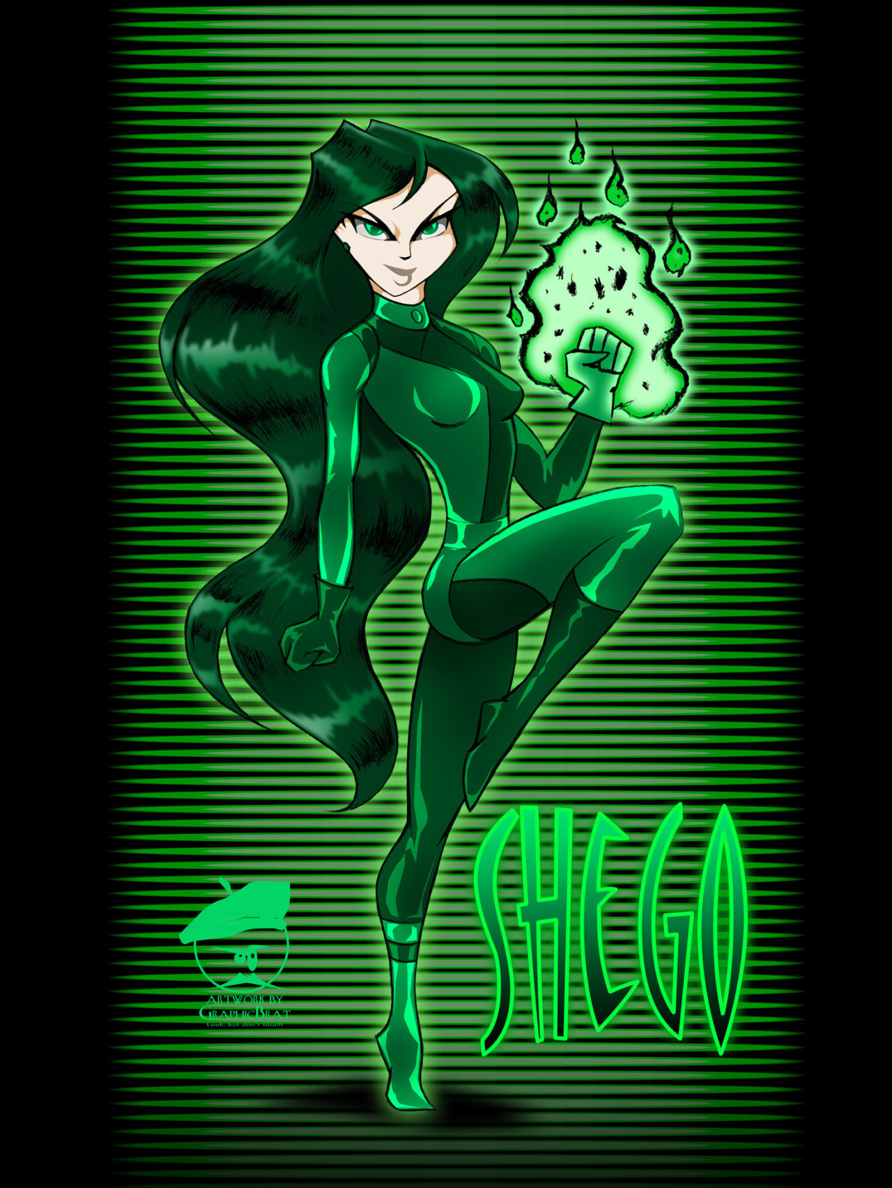 mdfive:  A nice collection of Shego drawings done by @graphicbrat from way way back,