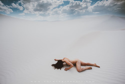 corwinprescott:  “We Were Wanderers”White Sands, NM 2015Corwin Prescott - Nicole Vaunt - Full blog post on Patreon