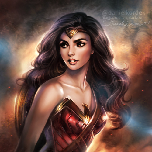 daekazu:Yup. Still Wonder Woman! ;]Actually it was the first art with her which I started a few mont