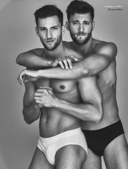 dannyboi2-model-behavior: I’ve died and gone to heaven,  Sampaio Twins for WAM Magazine Jonathan and Kevin Sampaio Photography: Celso Colaço @celsocolacoModels: Jonathan @jonathansampaio &amp; Kevin Sampaio @kevinsampaiotwin from We Are ModelsTwins