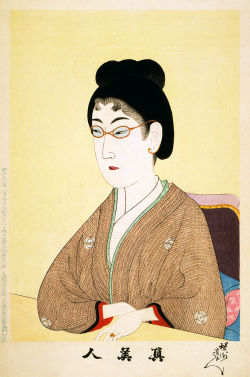 fromthefloatingworld:  From the series Shin Bijin, Toyohara Chikanobu