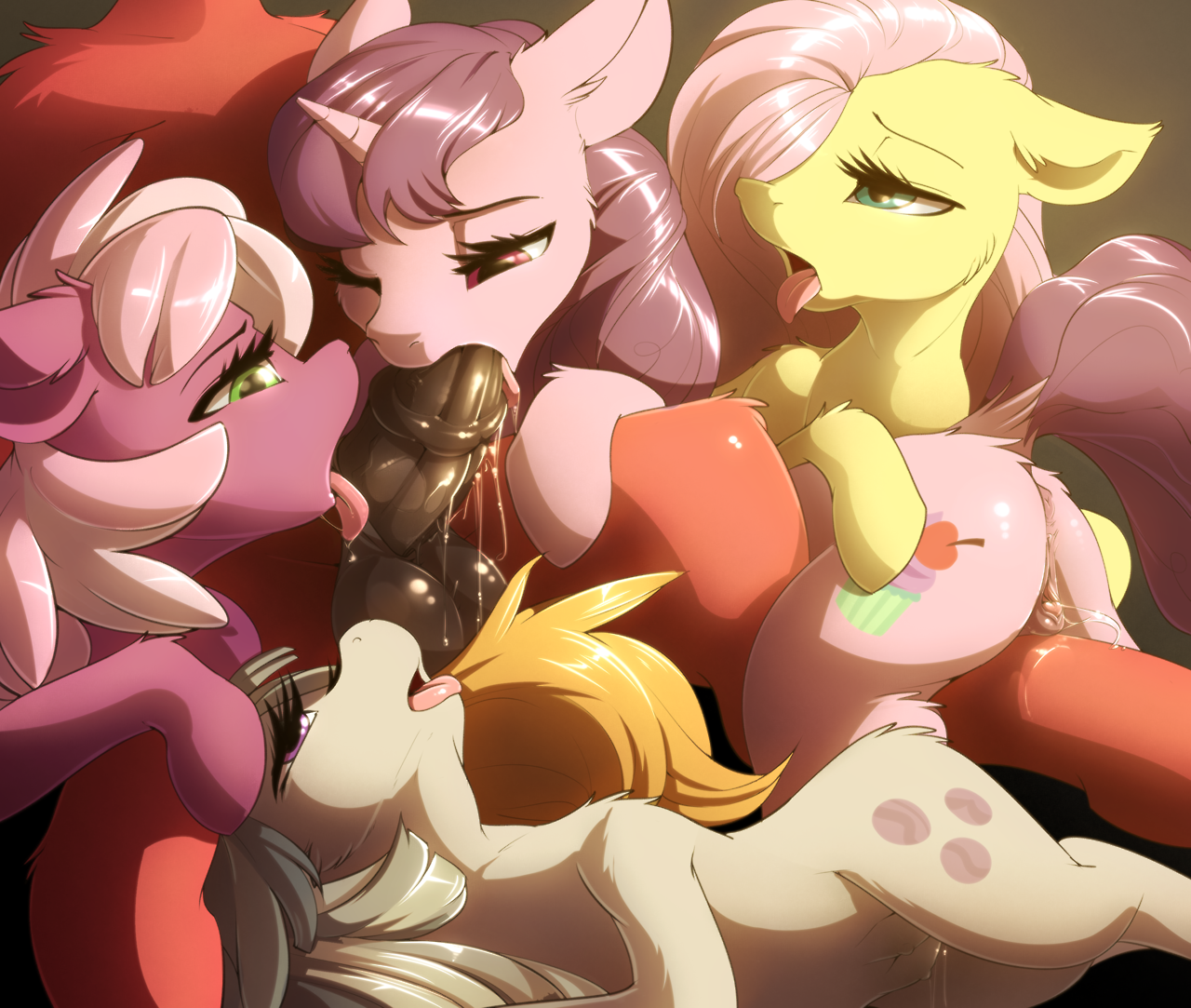 ambris-waifu-hoard: fearingfun:  etyas-shenanigans:  Big Mac n’ chicks  Hoho! “First