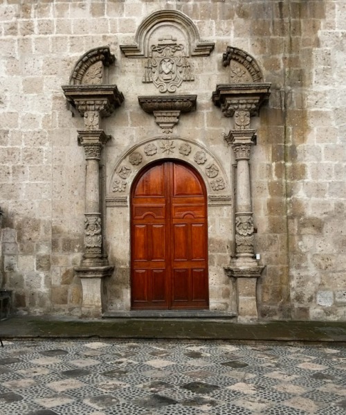 Puerta, Centro Historico, Arequipa, Péru, 2017.